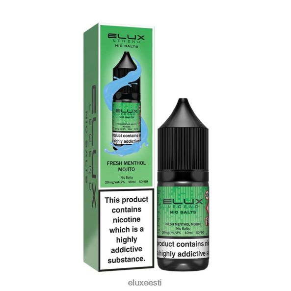 Elux Legend nikkelsool 10 ml värske mentooli mojito PXHBLF66 - Elux Vape Near Me