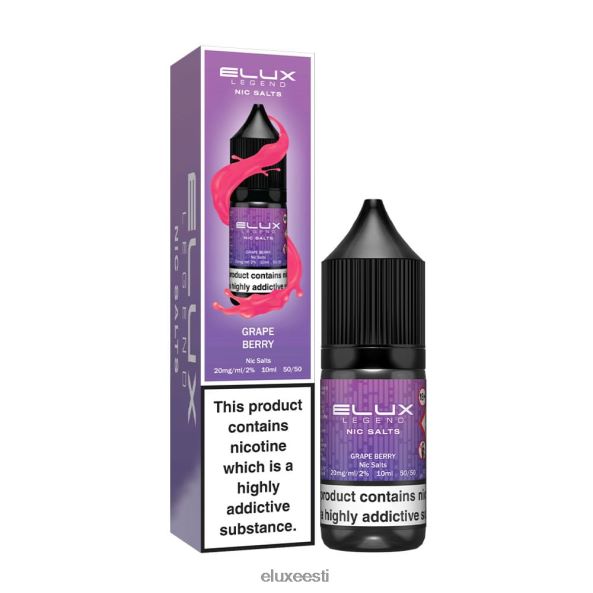 Elux Legend nikkelsool 10 ml viinamarja marja PXHBLF65 - Elux Vape Price