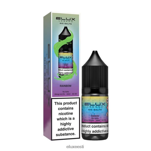 Elux Legend nikkelsool 10 ml vikerkaar PXHBLF70 - Elux Reviews Vape