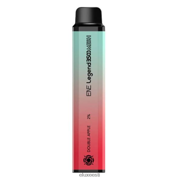 Elux ENE Legend 3500 võrgusilma ühekordselt kasutatav vape kahekordne õun PXHBLF144 - Elux Vape Flavours