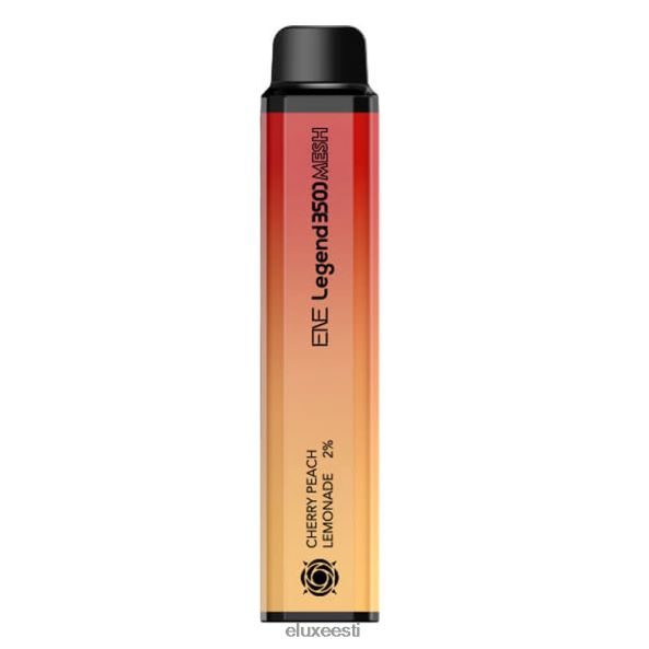 Elux ENE Legend 3500 võrgusilma ühekordselt kasutatav vape kirsi virsiku limonaad PXHBLF128 - Elux Review Eesti