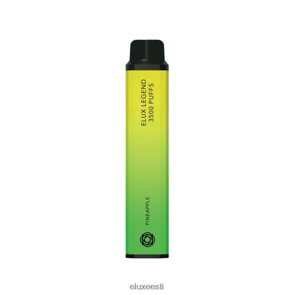 Elux Legend 3500 pihustust ühekordselt kasutatav vape ananass PXHBLF74 - Elux Vape Flavours