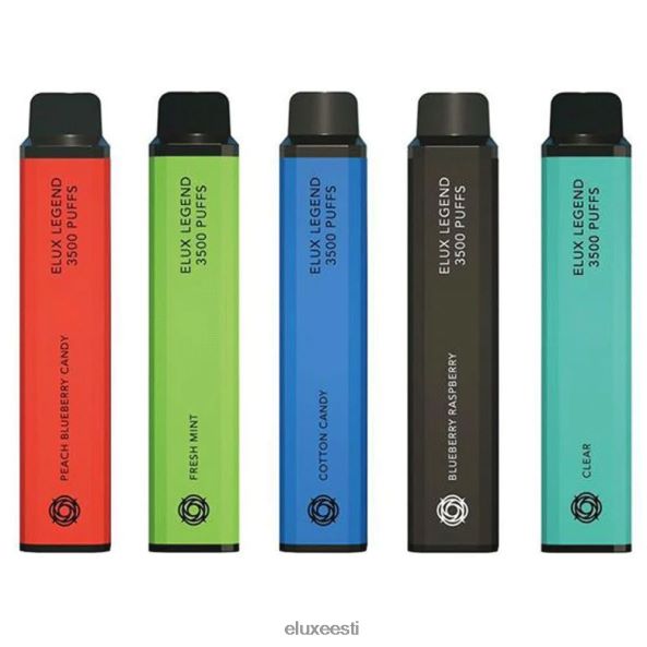 Elux Legend 3500 pihustust ühekordselt kasutatav vape mustikas maasikas murakas PXHBLF46 - Elux Vape Near Me