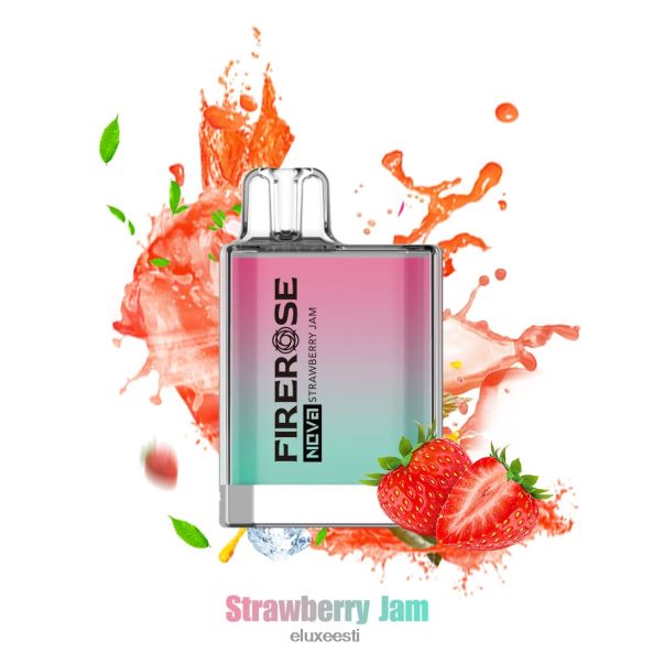 Elux Firerose Nova 600 pihustust ühekordseks kasutamiseks maasikamoos PXHBLF110 - Elux Reviews Vape