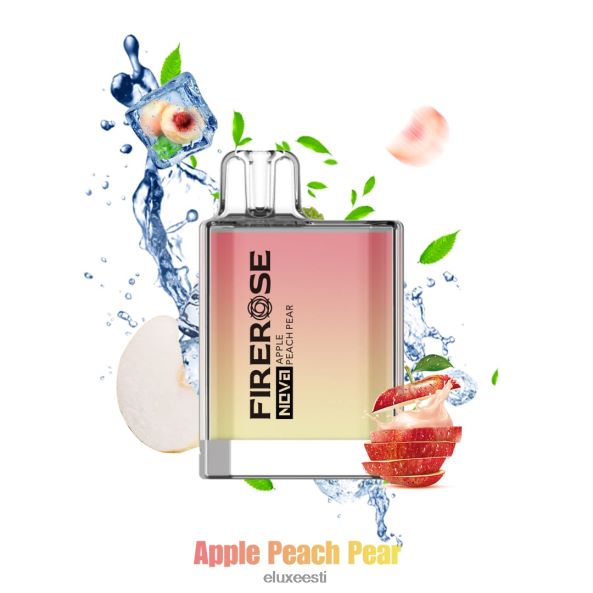 Elux Firerose Nova 600 pihustust ühekordseks kasutamiseks õun virsik pirn PXHBLF17 - Elux Vape Review